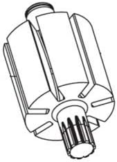 Замяна детайл Ingersoll Rand 231-53 - Ротор за ударни гаечных ключове Ingersoll Rand серии 236G, 232, 231, 231H