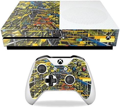 Корица MightySkins е Съвместим с Microsoft Xbox One S - Parrot Paradox | Защитно, здрава и уникална Vinyl стикер