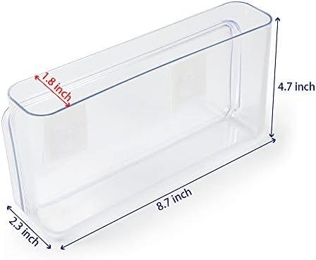 BUTEFO 2 Опаковки Стенен Държач на дистанционното Управление на Media-Органайзер Кутия за съхранение Пластмаса Канцеларски