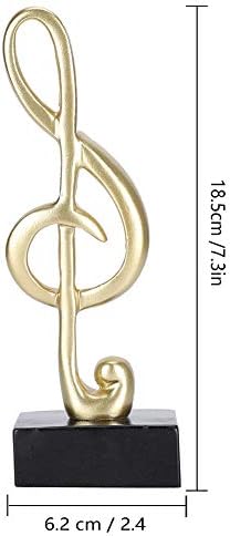 Статуетка на Музикалната Нота Pssopp 7.3, Миниатюрно Копие на Музикалния инструмент на Стойка, Стилен Орнамент За Украса