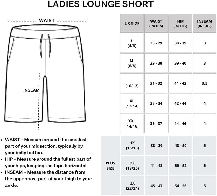 Real Essentials 3 Pack: Спортни къси панталони за почивка за жени - Ежедневни, спортни къси панталони с джобове (на разположение