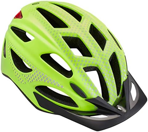 Велосипеден шлем Schwinn Beam с led подсветка и светлоотразителен дизайн за възрастни, оборудван с система за комфорт на 360 градуса с възможност за регулиране на размера н