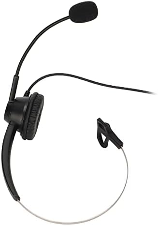 Vifemify Шумоподавляющая Бизнес-Слушалки с Едно Ухо на Лакътя 3,5 мм с Изключване на микрофона за Кол-център, Офис Телефонни Слушалки