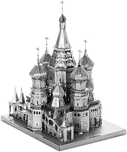 Очарованието на ICONX 3D Метален модел на Катедралата Василий Блажени Комплект