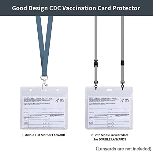Протектор карта ваксина CDC, Държач за Карти ваксина за записи за имунизация 4,25 × 3,5 инча с водоустойчива затварящ се цип, плик за многократна употреба Многофункцион?