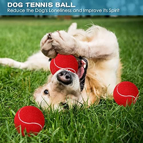 24 Опаковки, Тенис топки за кучета, Тенис Топка за домашни любимци, 2,5 Цветен Мини-Топка за Тенис, Щенячий Топка, Играчки