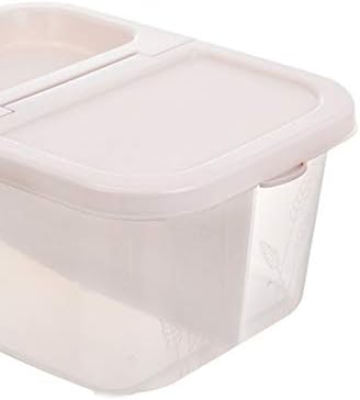 Кутия за съхранение на ориз LKYBOA Кофа за съхранение на ориз Многофункционален Разделени Кутия за съхранение на ориз, Юфка,