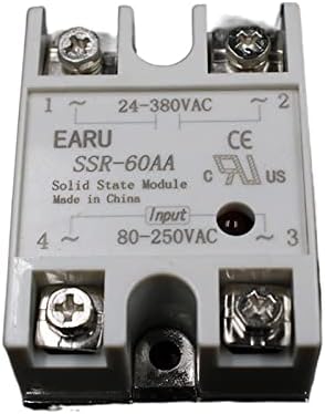 Solid state relay модул GUTK SSR-60AA SSR-600 AA SSR 60A с вход 80-250 В ac изход 24-380 ac Промишленото управление