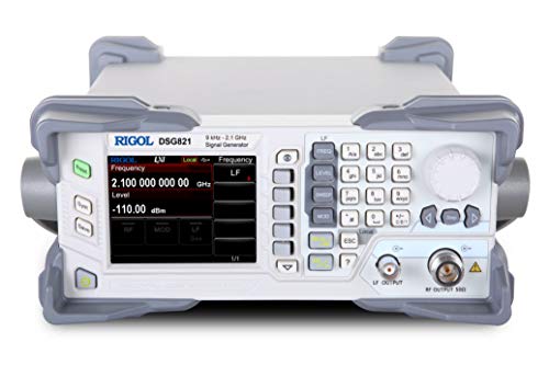 Генератор на радиочестотния сигнал RIGOL DSG821 с честота 2,1 Ghz с висока изходна мощност + 20 db и нисък фазов шум -112