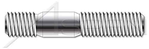 (200 броя) M6-1,0 X 80 mm, по DIN 938, Метричен, Шипове, Двустранни, Диаметър ввинчиваемого края на 1,0 X, Неръждаема стомана А4
