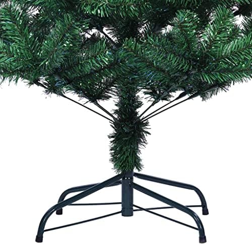 Изкуствена Коледна елха VidaXL с Переливающимися Върховете от Зелен PVC 47,2 инча