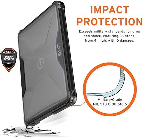 URBAN ARMOR GEAR UAG Съвместим за Dell Chromebook 3100 Калъф Plyo [Лед] Лека като Перце, Здрав Военен Защитен