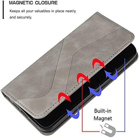 Чанта-портфейл IVY A32 5G за Galaxy A32 5G, S-Образни Чанта-портфейл с магнитен притегателен, флип-надолу капачка