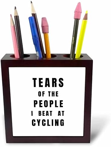 3. Сълзи на хората, които спечелиха по колоездене, забавна е най-добрият колоездач. - Държатели за писалки за плочки (ph-368858-1)