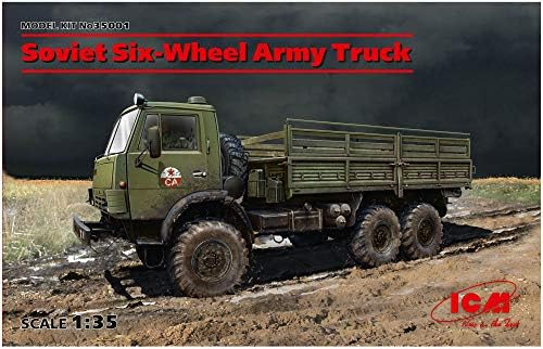 ICM Models 1/35 Комплект модели на съветските Шестиколесных армейски камиони
