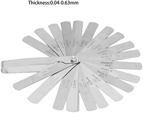 Сонда, Щуповой Калибър 26 Остриета 0,04‑0,63 мм Инструмент За Измерване Хлабината От Неръждаема Стомана Щуповой Калибър