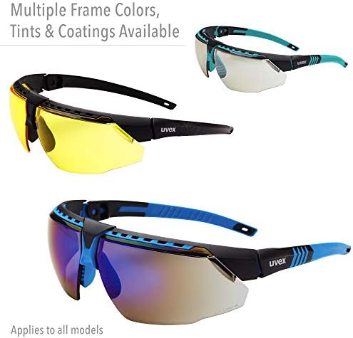 Защитни очила UVEX by Honeywell Avatar в тюркоазено синя рамка с прозрачни лещи и противотуманным покритие Hydrosield (S2880HS)