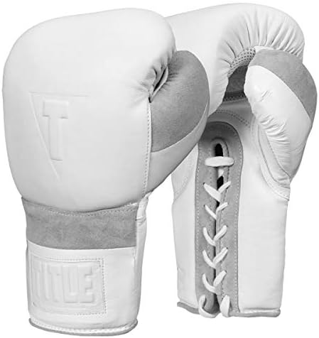 ИМЕТО на Боксови Бели Дантелени Ръкавици за Спарринга 2.0, Бели, 16 унции