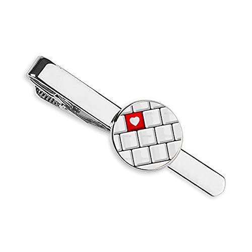 Клавиатура Love поставена отделно, скоба за вратовръзка подарък за бизнесмен