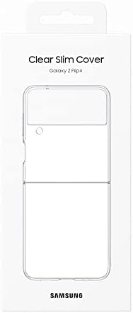 SAMSUNG Galaxy Z Flip4 Официален прозрачен тънък калъф Прозрачен