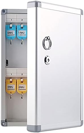 Голям Шкаф за ключове QULACO, монтиран на стената Кутия за ключове, Стенен Шкаф за ключове с блокировка, Кутия за