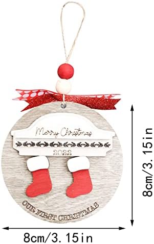 Кристали Коледен Венец Окачен Медальон Коледни Украси Градински Декорации за Празника на Коледно Парти и