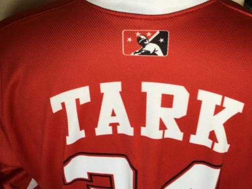 Ноа Синдергаард използва Тениска на новак с автограф на Лас Вегас, Тарк, ЛОА - Тениски с автограф на играча MLB