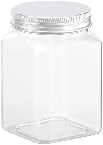 Axe Sickle 24 Грама Прозрачни Пластмасови Буркани и Контейнери За Съхранение С Капак За Кухня и Домашно Съхранение Запечатан