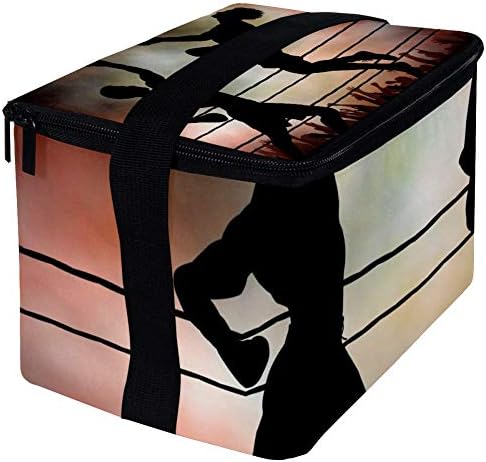 Фланец Обяд-Бокс, Изолирано Кутия за Bento за Мъже, Жени, Възрастни, многократна употреба Ведерко за Обяд с пагон