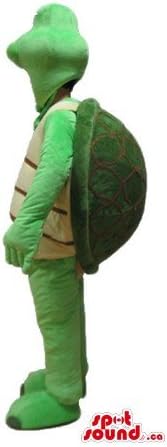 Карнавалните костюми на Героя SPOTSOUND Кафяво-Зелена Костенурка-Талисман на САЩ