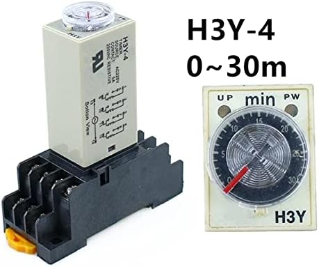 1 бр. H3Y-4 0-30 М Реле закъснение на включване на захранването на Таймер DPDT 14 контакти H3Y-4 DC12V DC24V AC110V