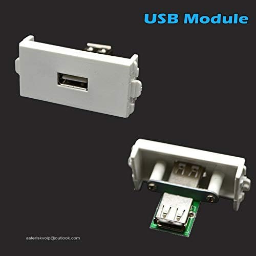 Стенни предна панел с Портове HDMI + USB + LC, Оптичен модул Keystone Бяла Лицева панел Панелна Изход за
