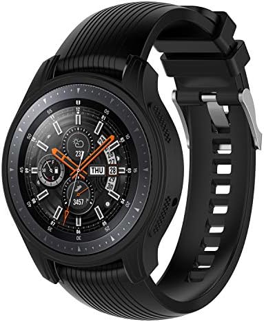 Съвместим с Samsung Galaxy Watch 46мм Case, Защитен калъф Gear S3 Frontier, Мека силиконова защитно покритие