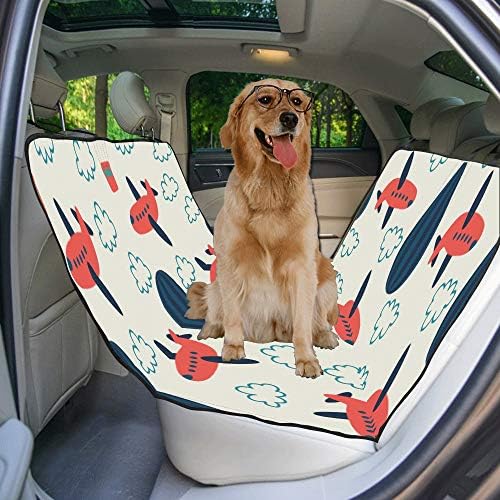 Калъф за седалка кучета ENEVOTX, Обичай, Cartoony Балон, Сладки Романтични Калъфи за автомобилни седалки с детска Печат за Кучета,