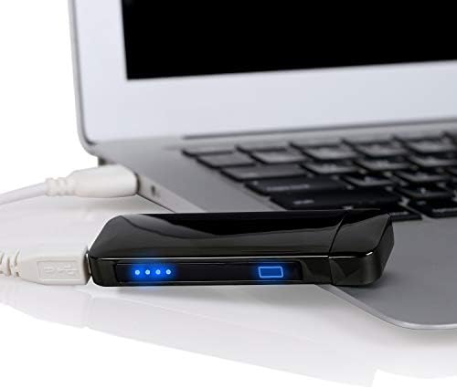 Двухдуговая Плазмена Запалка С Индикатор за зареждане на батерията, Ветрозащитная USB-Акумулаторна, Стилен