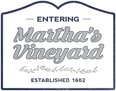 Фенер Press Martha's Vineyard, Ma Влизат в продажба (Синьо), Иконата на брега на (Множество чанта, изработена от памук)