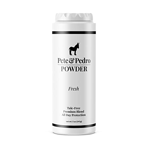 Pete & Pedro BODY & BALLS POWDER (СВЕЖ АРОМАТ) Топката Дезодорант-пудра на прах без талк за мъже | Премахва миризмата, абсорбира влагата и потта | Дезодоранти и хигиена за слабинит?