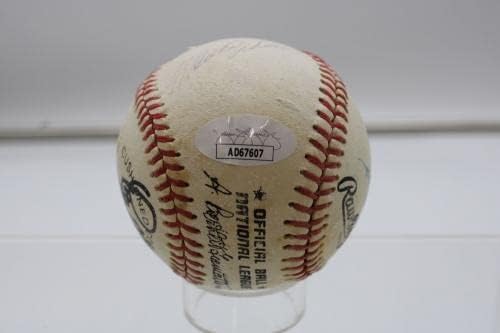 1988 Ню Йорк Метс подписаха футболист Майърс /Коуна / бэкмана +4 бейзболни топки Jsa Jz2454 с автограф