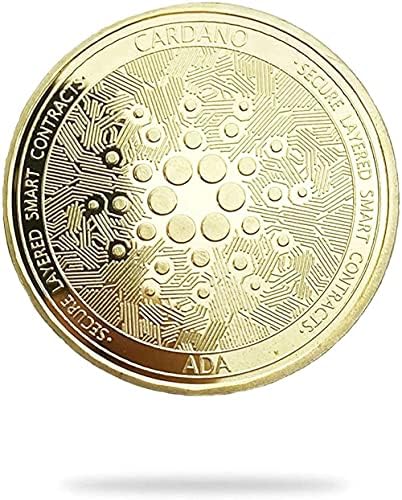 Cardano ADA | Виртуална валута Криптовалюты | Позлатен Художествена монета Challenge | са подбрани Възпоменателна монета