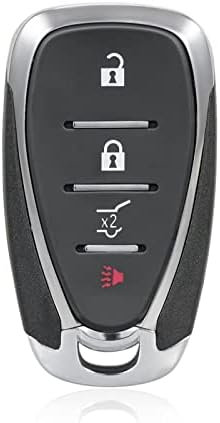 Дистанционно Кола Ключодържател без ключ за Chevy Malibu -2021, Chevy Cruze -2019, Chevy Camaro -2021, 433 Mhz ID46 Чип 5 Бутон, HYQ4EA 13529662