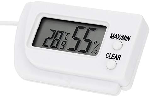 Термометър WODMB, мини цифров термометър за домашни любимци, измерване на температура и влажност на въздуха, инкубатор,