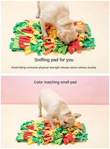 Подложка за нюхания кучета PetPhindU Интерактивни играчки за кучета, Правят стрес, Интерактивни играчки за кучета, за Хранене, Играчки-Пъзели за кучета, Нежен, Подложка