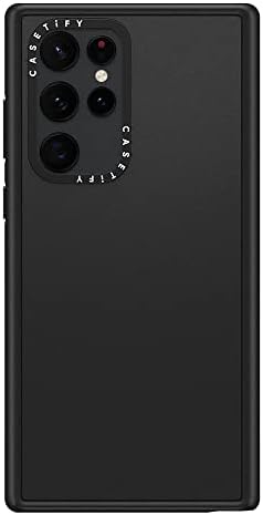 Удароустойчив калъф Casetify за Samsung Galaxy S22 Ултра-Матово Черен цвят