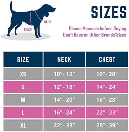 PHOEPET 2019 Обновена шлейка за кучета без напрежение, Отразяваща Регулируема жилетка, с дръжка за дресура + 2
