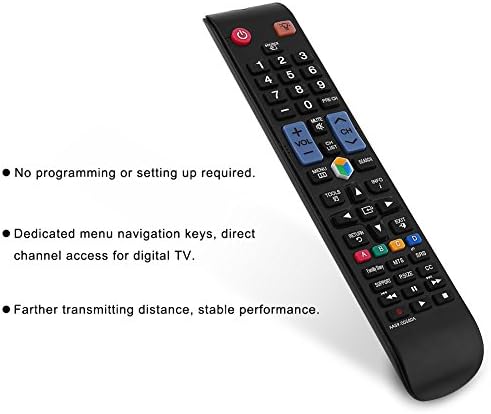 Дистанционно управление за Smart TV AA59-0058A е Предназначена за телевизор Samsung, разменени дистанционно управление Samsung Smart TV.