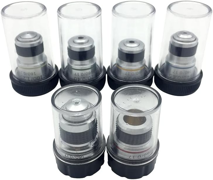 Комплект аксесоари за микроскоп Подготовката на слайдове Обектив микроскоп на 4X, 10X 20X 40X 100X 60X за Био-микроскоп