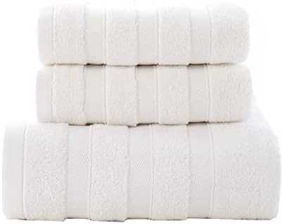 LIRUXUN Домашни кърпи за баня, Комплект от три елемента, Утолщенное и Увеличен Кърпи за баня, Комбиниран Подаръчен