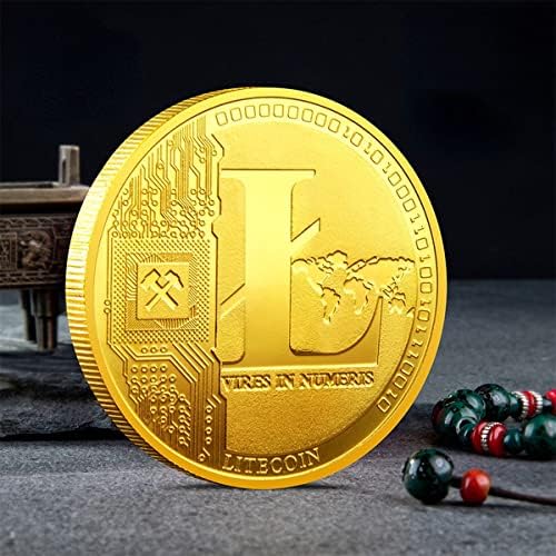Цифров Виртуална Монета Litecoin Позлатени Монети, Сребърни Монети, Метални Възпоменателни Монети Събиране