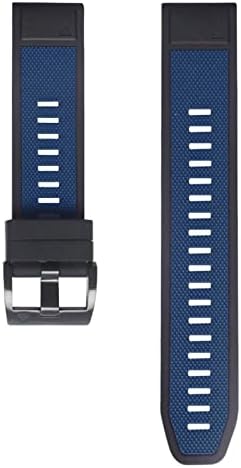 Спортен Силиконов каишка за часовник ANKANG Каишка за умни часовници на Garmin Fenix 6X6 Pro 5X5 Plus 3 HR 22-26 мм EasyFit