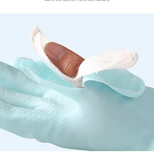 N/A 1 чифт Женски непромокаеми гумени Латексови ръкавици За миене на съдове Кухненски Силни Инструменти за почистване